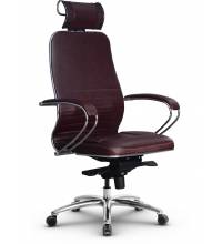 Кресло Samurai KL-2.04 бордовая кожа