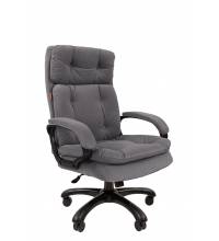 Кресло руководителя Chairman 442 Россия ткань T-55 серый (черный пластик)