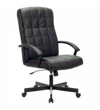 Кресло руководителя Quadro EX-524, компактная упаковка, экокожа, черное