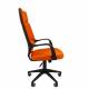Кресло руководителя Chairman 525 оранжевая ткань. Фото товара с разных ракурсов.
