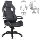 Игровое кресло  "Techno Pro GM-003", экокожа, черное/серое, вставки серые, 531814. Фото товара с разных ракурсов.