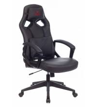 Кресло игровое Zombie Driver черный эко.кожа с подголов. крестов. пластик