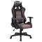 Игровое кресло  "GT Racer GM-100", две подушки, ткань, экокожа, черное/коричневое, 531819 главное фото в маленьком размере