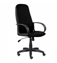 Кресло руководителя Praktik EX-279, ткань/кожзам, черное