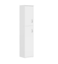 Шкаф колонка с глухой малой и средней дверьми СУ-1.8(L) Белый 406*365*1975 