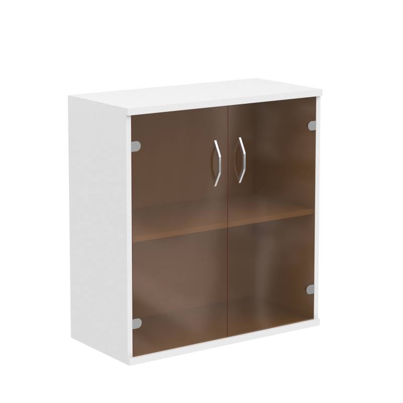 Шкаф со стеклянными дверьми СТ-3.2 Белый 770*365*823  главное фото