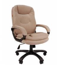 Кресло руководителя Chairman 668 Россия бежевое (ткань велюр)