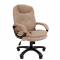 Кресло руководителя Chairman 668 Россия бежевое (ткань велюр) главное фото в маленьком размере