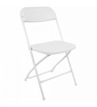 Стул складной  "Golf CF-002", белый каркас, пластик белый, XXXXXX, 532887