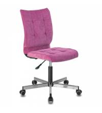 Кресло  "Stream MG-314", без подлокотников, пятилучие серебристое, ткань, малиновое, 532394, MG-314_532394