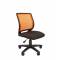 Кресло chairman 699 без подлокотников (черно-оранжевый текстиль + сетка) главное фото в маленьком размере