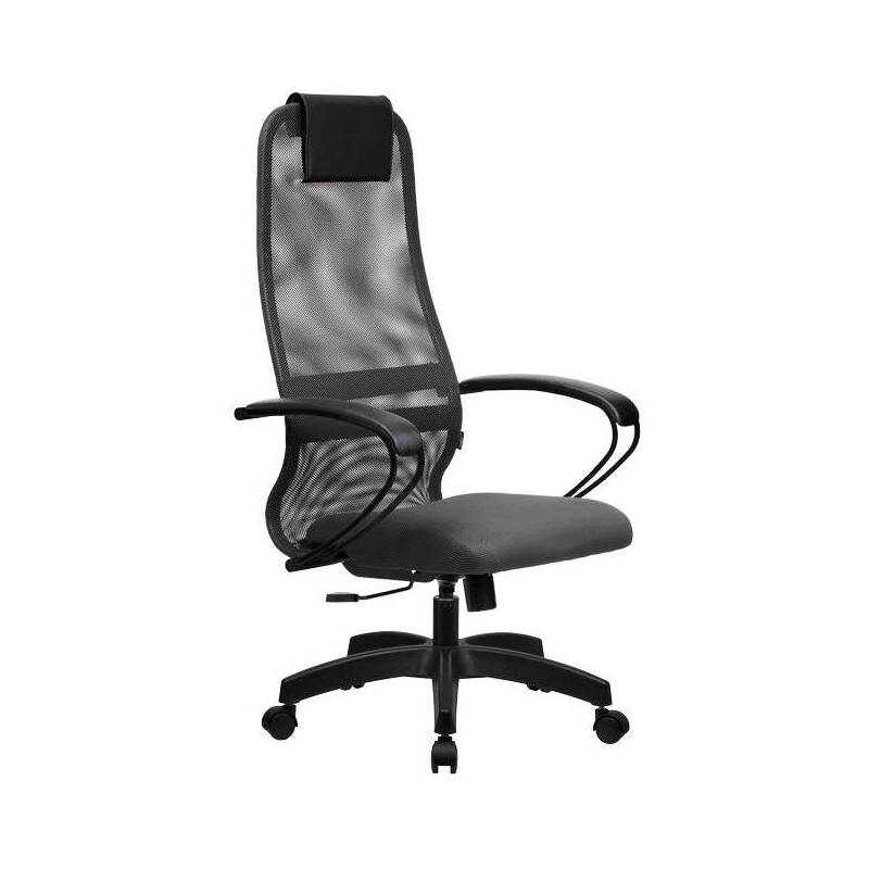 Кресло руководителя Метта SU-BP-8 PL темно-серое главное фото