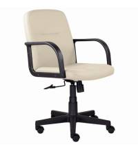 Кресло  "Top MG-333", с подлокотниками, кожзам, бежевое, 532554