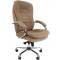 Кресло руководителя Chairman 795 темно-бежевое (ткань велюр) главное фото в маленьком размере
