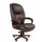 Кресло руководителя Сhairman 408, мультиблок, кожа+PU, коричневое главное фото в маленьком размере