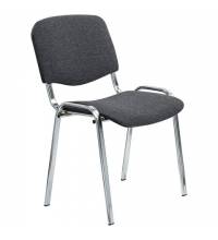 Стул STAFF "Iso Lite CF-008", хром, ткань серая (С-71)