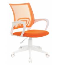 Кресло Бюрократ CH-W695NLT оранжевый TW-38-3 TW-96-1 сетка/ткань крестовина пластик пластик белый