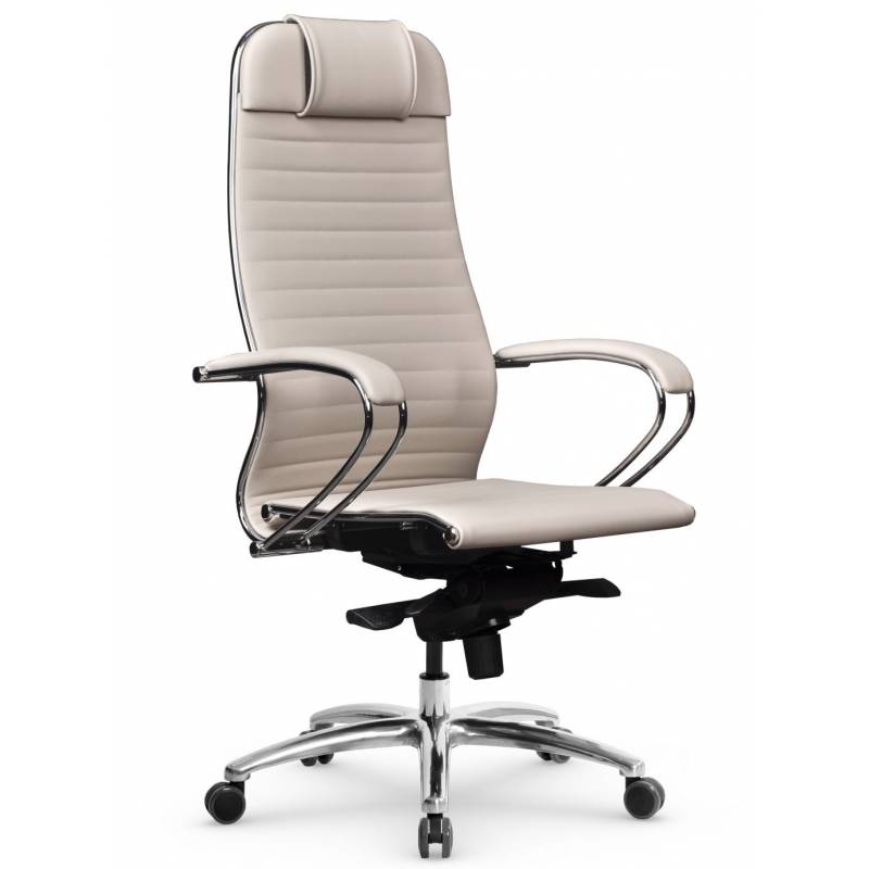 Кресло Samurai K-1.04 бежевая кожа главное фото