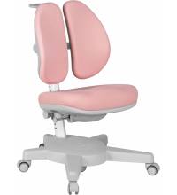 Кресло детское Cactus CS-CHR-3604PK розовый крестов. пластик серый