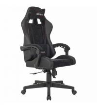 Игровое кресло  "Striker GM-121", синхромеханизм, 2 подушки, экокожа/велюр, черное, 532962