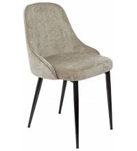 Стул для кухни Бюрократ KF-5 песочный Light 21 металл черный на ножках (KF-5/LT21)