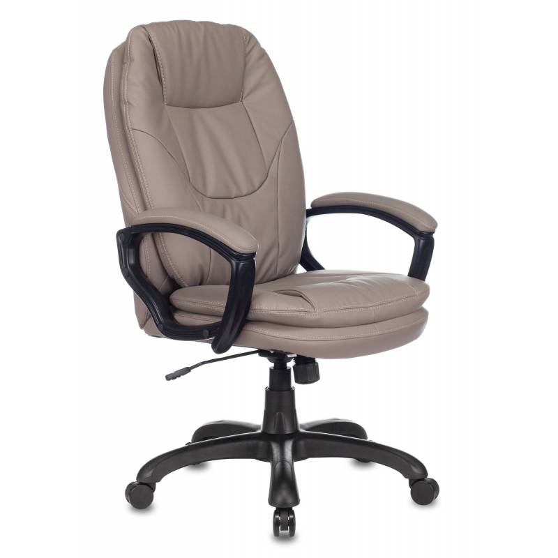 Кресло руководителя Бюрократ CH-868N серый искусственная кожа крестовина пластик главное фото