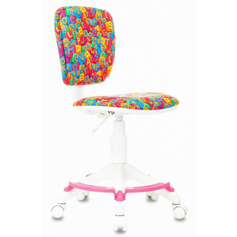 Кресло детское CH-W204/F мультиколор алфавит крестовина пластик подст.для ног пластик белый главное фото