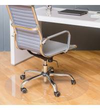 Коврик защитный напольный , поликарбонат, КРУГ диаметр 100 см, глянец, толщина 1 мм, 604849