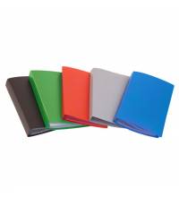 Визитница Бюрократ VZ60K (60 карточек) пластик ассорти