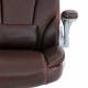 Кресло  PREMIUM "Phantom EX-553", рециклированная кожа, регулируемый подголовник, коричневое, 532941. Фото товара с разных ракурсов.
