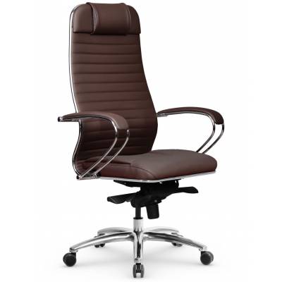 Кресло Samurai KL-1.04 (коричневая кожа)