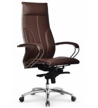 Кресло Samurai Lux (коричневая перфорированная кожа)