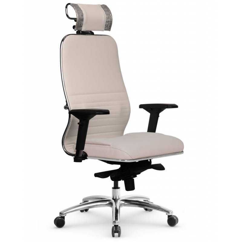 Кресло Samurai KL-3.04 бежевая кожа главное фото