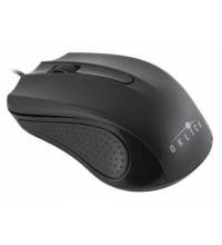 Мышь Oklick 225M черный  оптическая (1200dpi) USB (2but)