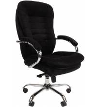 Кресло руководителя Chairman 795 черное (ткань велюр)