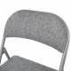 Стул складной  "Golf Plus CF-003 КОМФОР"Т, серый каркас, серая ткань, 532890. Фото товара с разных ракурсов.
