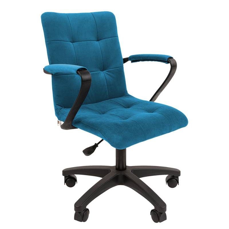 Кресло CHAIRMAN 030 (бирюзовая ткань-велюр) главное фото