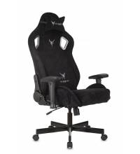 Кресло игровое Knight Outrider черный Light-20 с подголов. крестов. металл