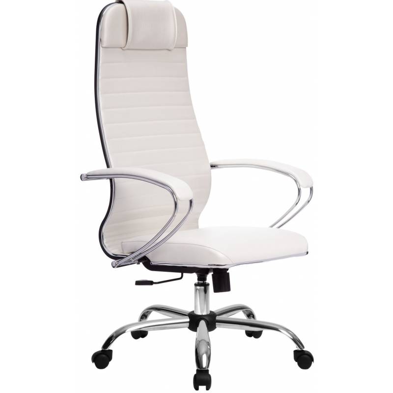 Эргономичное кресло руководителя Метта комплект 6 белый лебедь главное фото