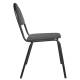 Стул для посетителей "Серна", черный каркас, ткань серая, СМ 7/22 Т-08. Фото товара с разных ракурсов.