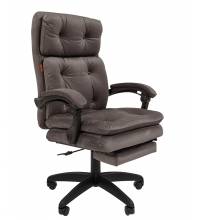 Кресло руководителя Chairman 442 Home Россия серый текстиль