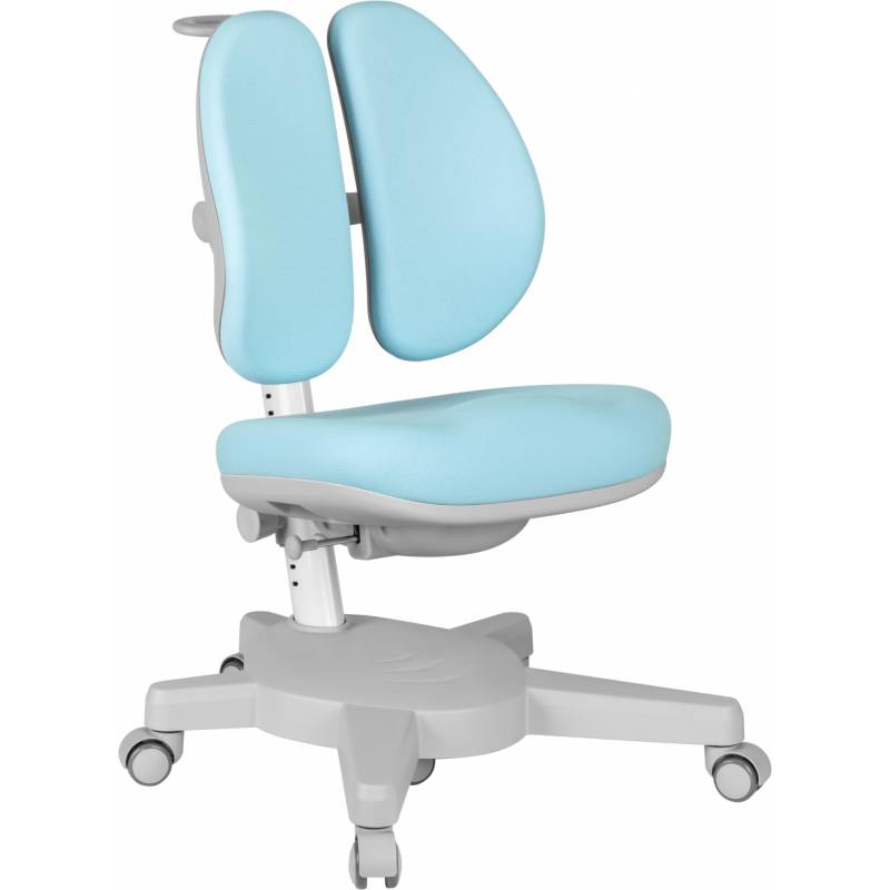 Кресло детское Cactus CS-CHR-3604BL голубой крестов. пластик серый главное фото