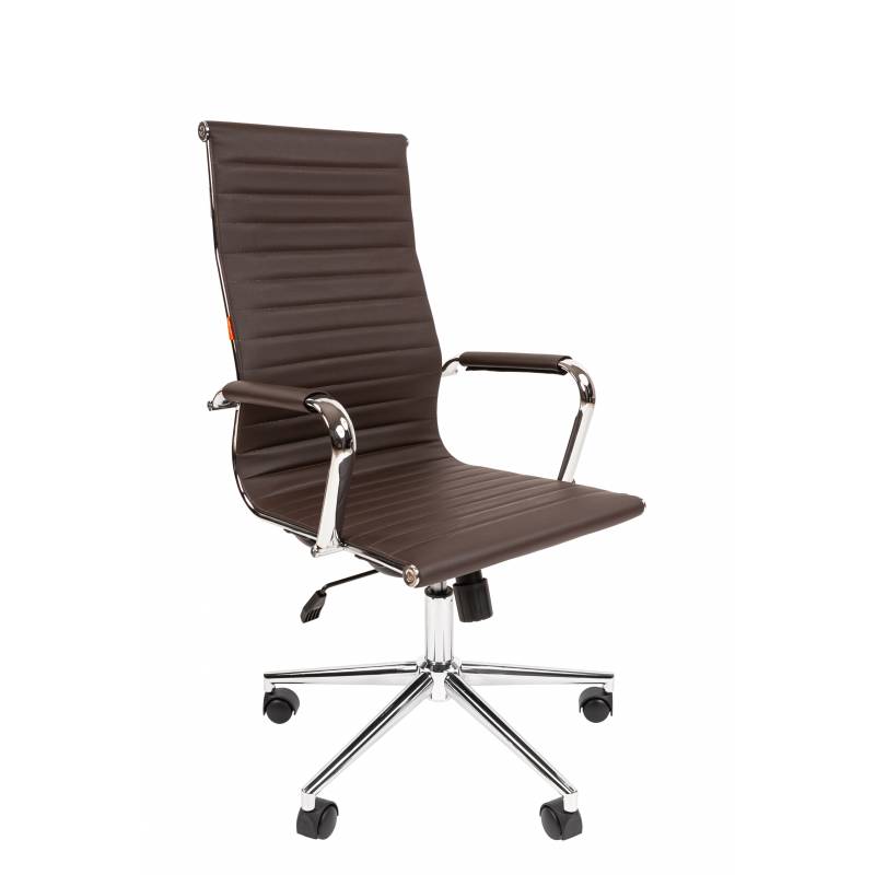 Кресло руководителя Chairman 755 экопремиум коричневый главное фото