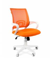 Офисное кресло Chairman 696 Россия белый пластик TW-16/TW-66 оранжевый