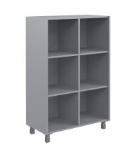 Каркас шкафа среднего с опорой OMC-87 металлик 874х450х1329 