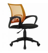 Кресло  "Fly MG-396", с подлокотниками, сетка, оранжевое/черное, 532084