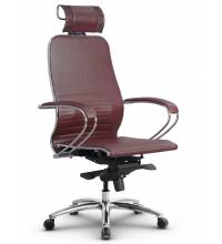 Кресло Samurai K-2.04 бордовая кожа