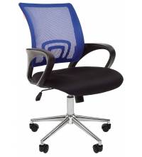 Офисное кресло Chairman 696 Россия TW синий хром new