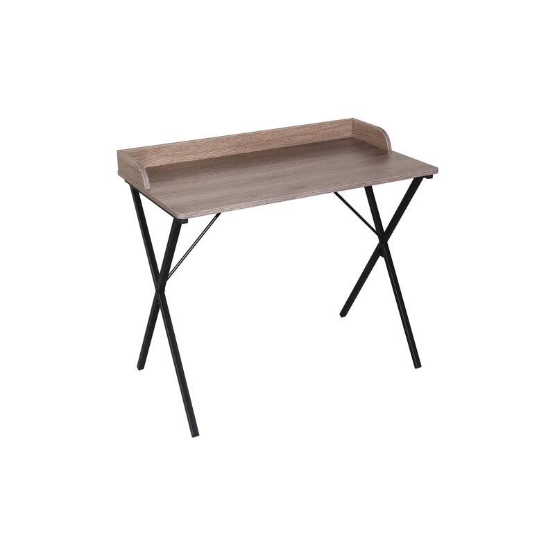 Стол на металлокаркасе BRABIX LOFT CD-008 (ш900*г500*в780мм), цвет морёный дуб, 641863 главное фото