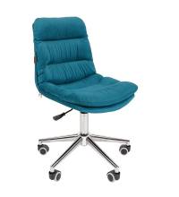 Кресло Chairman 115 Home (бирюзовый текстиль)